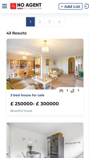 No Agent - Sell, Rent & Buy Screen 2