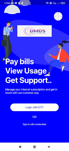 Android application DMDS SOLUTIONS Customer App screenshort