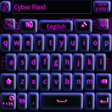 GO Keyboard Purple Tech icon