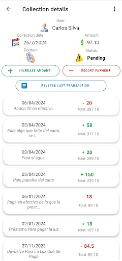 Collections and Debts screenshot 3