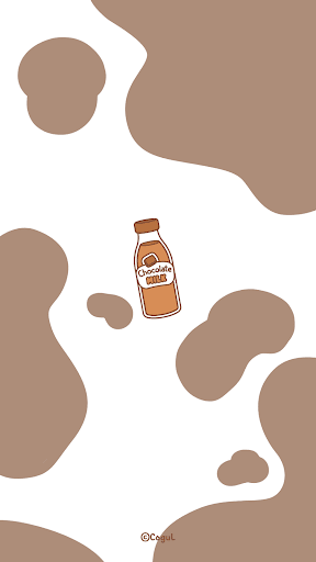 Android application 카카오톡 테마 - 초코 밀크 screenshort