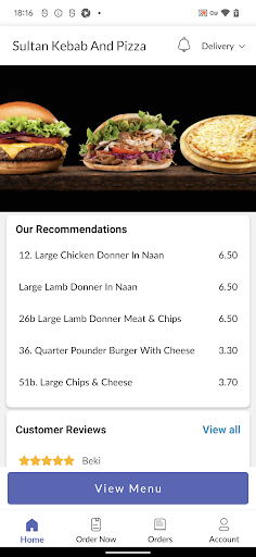 Sultan Kebab And Pizza Screen 2