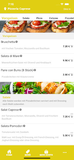 Pizzeria Caprese Screen 3