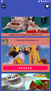 Dragons & Vikings MCPE Mod