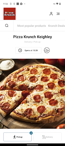 Android application Pizza Krunch Keighley screenshort