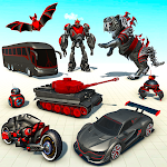 Cover Image of Download Flying Tiger Robot Car Games 9.4 APK