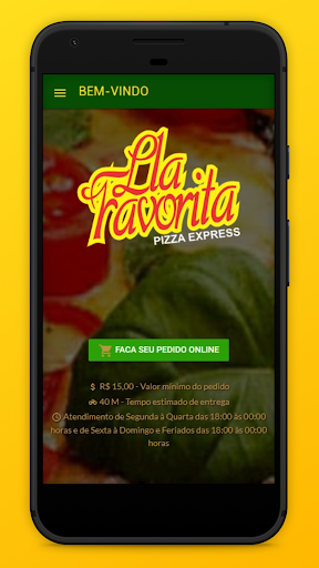 Android application Lla Favorita Pizzas screenshort