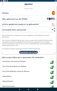 Screenshot 16 Italiano ☆ escuchando・hablando android