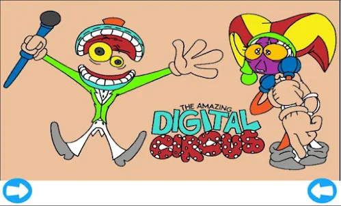 Digital Circus : Coloring Game