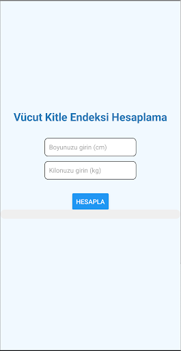 Vücut Kitle Endeksi: BMI - VKI Screen 2