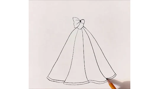 Cách vẽ váy