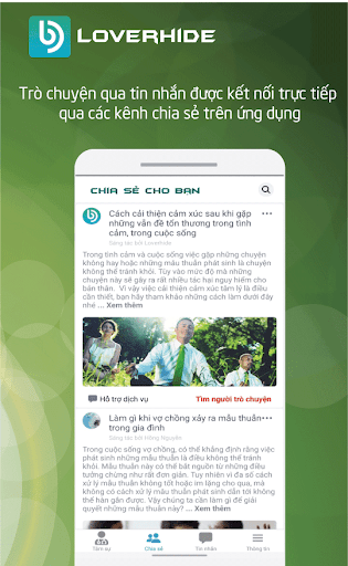 LoverHide - Lắng nghe tâm sự Screen 3