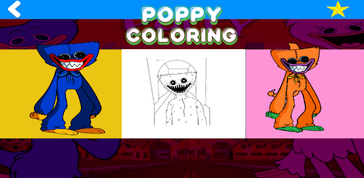 Poppy Coloring huggy wuggy
