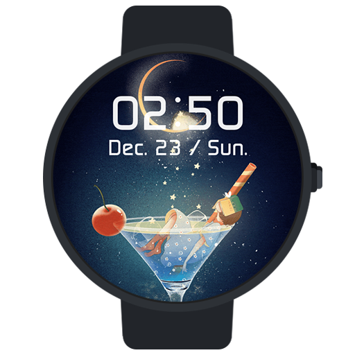 Moon Animated Gif Watch Face Laai af op Windows