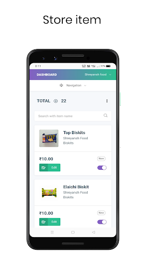 Divakr Store Manager Screen 3