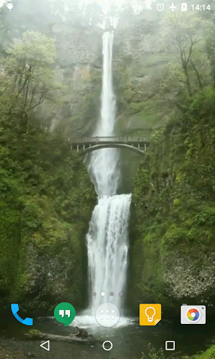 Android application Waterfall Live Wallpaper screenshort