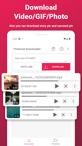 Video Downloader For Pinterest Screenshot 1 - AppWisp.com