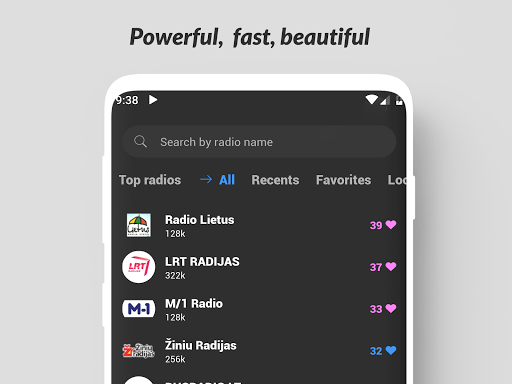 Android application Radio Lithuania FM online screenshort