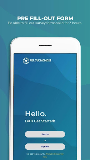 Android application App The Moment screenshort