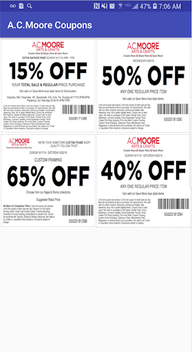 Coupons for Michaels Canada::Appstore for Android