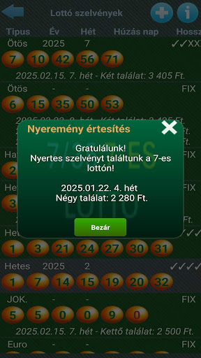 Magyar Lottó Radar Extra Screenshot 4 - AppWisp.com
