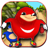 Uganda Knuckles MEME RUN 3D (DO YOU KNOW THE WAY) icon