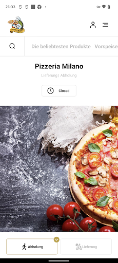 Android application Pizzeria Milano Bad Camberg screenshort