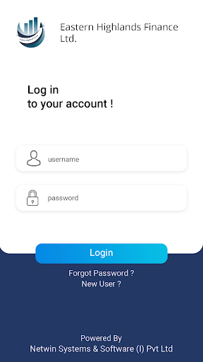 Eastern Highlands m-Banking Screen 2