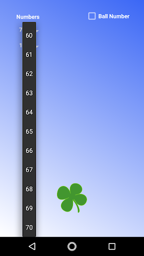 Lucky Numbers Screen 2