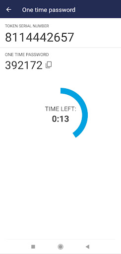 Fina m-Token Screen 2