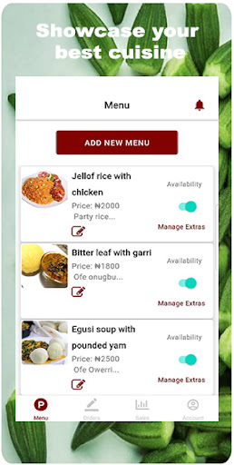 Kitchen Assistant Vendors Screen 3