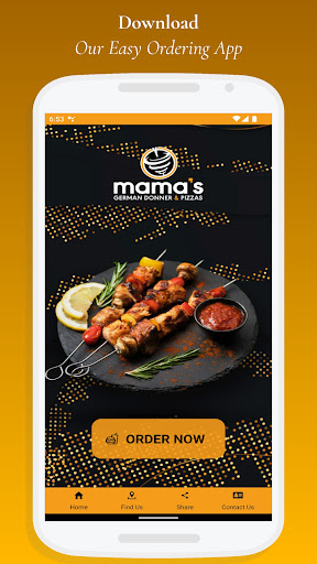 Android application Mamas German Donner & Pizza screenshort
