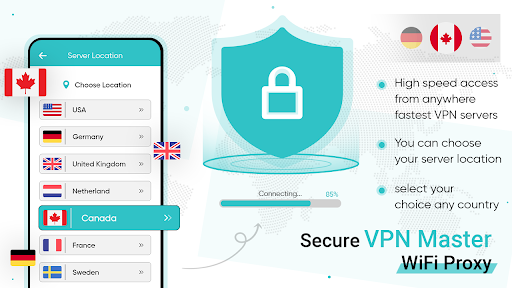 Android application Secure VPN Master : WiFi Proxy screenshort
