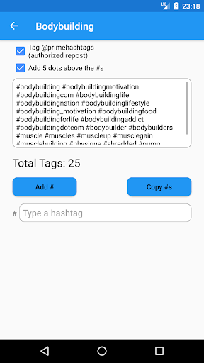 Prime Hashtags Pro screenshot 4