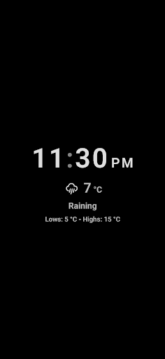 Android application Desk clock screenshort