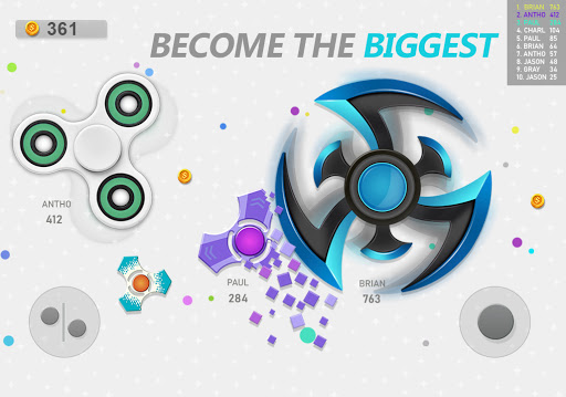 Fidget Spinner .io Realtime Multiplayer Battles