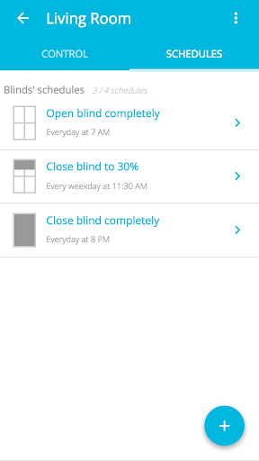 Neo Smart Blinds Blue Screen 3