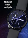 screenshot of Neon Blue Watch Face