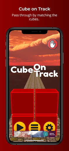 Android application Cube On Track - Color Cube screenshort