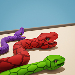 รูปไอคอน Colorful Snake: Match Color