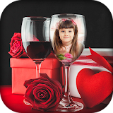 Wine Glass photo Frame icon