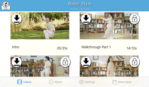 Android application Water Style Kung Fu Tai Chi screenshort