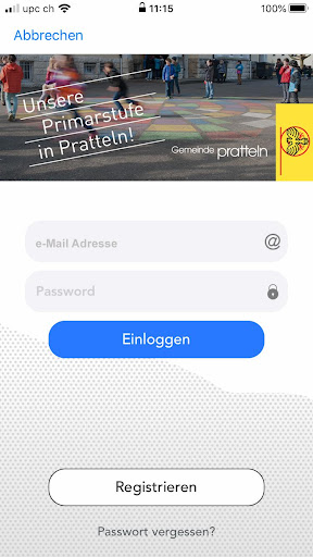 Android application Schule Pratteln screenshort