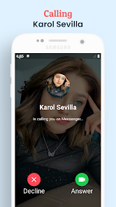 Captura de Pantalla 3 karol sevilla llamándote android