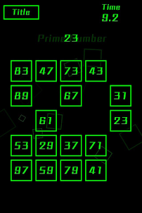 Touch the Prime Numbers