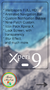 Xperi 9 : Xperia Theme Screenshot
