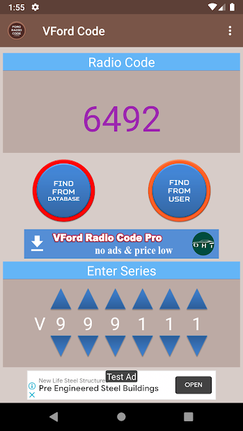 Imágen 3 VFord Radio Security Code android