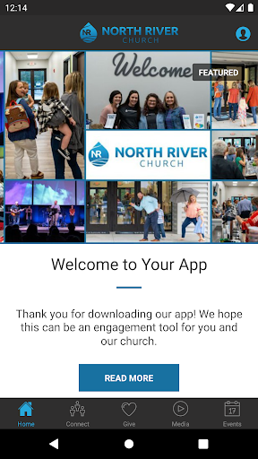 Android application Go North River screenshort