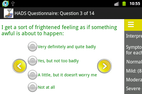 Anxiety and/or Depression?HADS Screen 3
