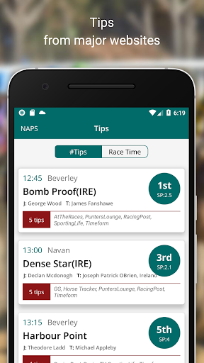 Horse Racing Tracker - Tips Screen 3